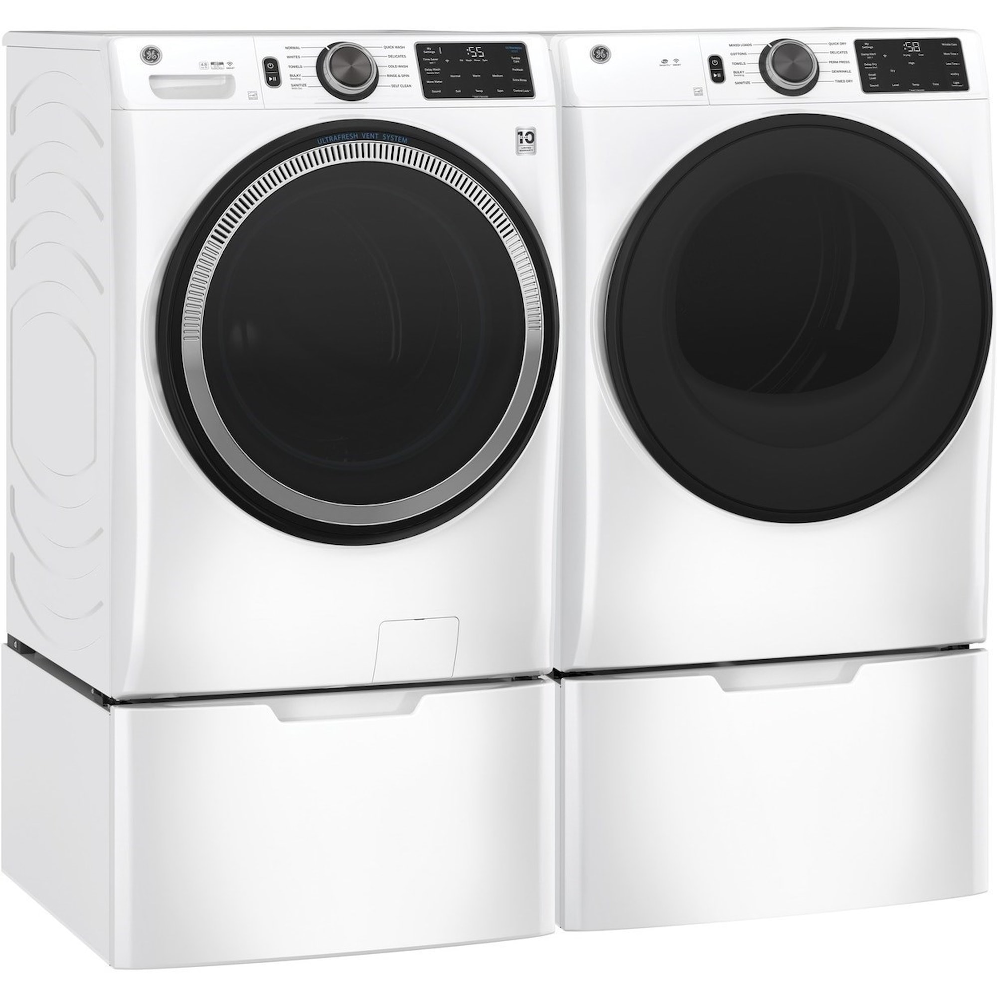 GE Appliances 30224 GE® 4.8 cu. ft. Capacity Smart Front Load ENERGY
